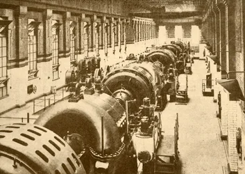 Turbo-Generators at Neasden Power House, Metropolitan Railway