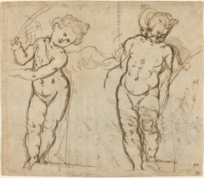 Two Standing Putti