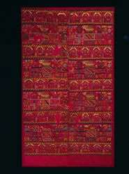 Two Tapestry-woven Panel Fragments, 1000-1460s