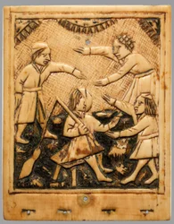 Upper Leaf of Sundial, German, ca. 1500