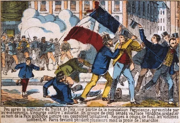 Uprising Leading to the Establishment of the Paris Commune, 1871