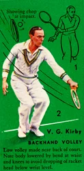 V. G. Kirby - Backhand Volley, c1935