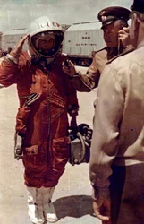 Valentina Tereshkova, Russian Cosmonaut, Baikonur Cosmodrome, USSR, 16 June 1963