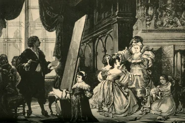 Vandyck Painting the Children of Charles I