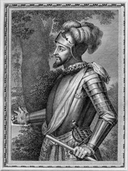 Vasco Núñez de Balboa from Retratos de los Españoles Ilustres