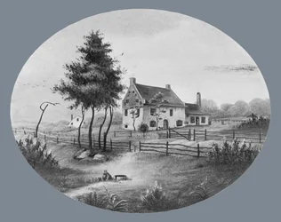Vechte House at Gowannus, Brooklyn, New York, 1865
