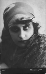 Vera Kholodnaya, Russian Silent Film Actress, 1916