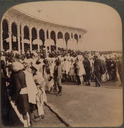 Veterans of the Mutiny 1857 Entering the Amphitheatre at the Durbar, Delhi, India