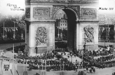 Victory parade, Paris, 14th July 1919