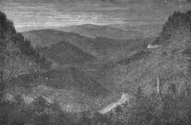View from Horseshoe Curve Early Morning