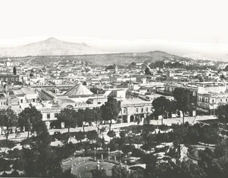 View from the cathedral, Puebla, Mexico