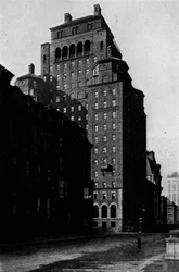View Looking South on Madison Avenue of the Fraternity Clubs Building, New York City