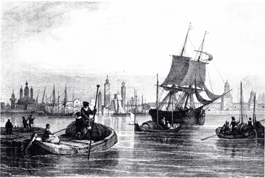 View of Arkhangelsk, 1835
