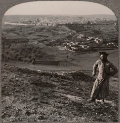 View of Jerusalem from Mount Scopus, c1900