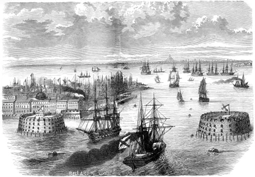 View of Kronstadt, Russia