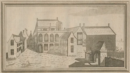 View of Minster Lovel Priory in the County of Oxford, 1784