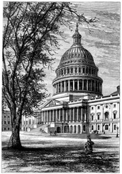 View of the Capitol, Washington DC, USA