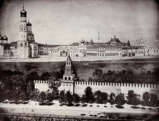 View of the Moscow Kremlin, Russia