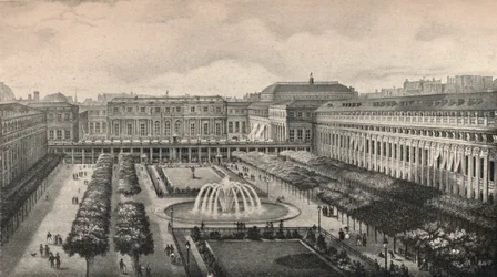 View of the Palais-Royal in 1834