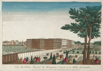 View of the Royal Palace of Hampton Court