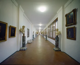 View of the Vasarian Corridor Running Above the Ponte Vecchio, Designed by Vasari (1511-74) 1565