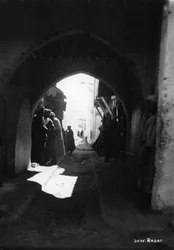 View through an archway, Rabat, Morocco, c1920s-c1930s