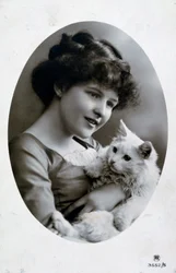 Vintage French postcard