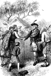 Visit of James Oglethorpe to the Highland Colony, Georgia, c1730s