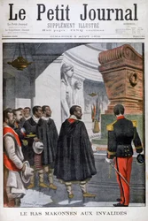 Visit of Ras Makonnen to Les Invalides in Paris, 1902