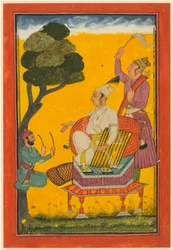 Vivaca Ragaputra, a Leaf from Ragamala Series, c. 1700-1720s