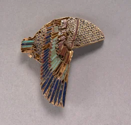 Vulture Headdress Inlay, 100-1 BC