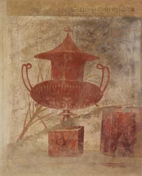 Wall Painting Fragment from the Peristyle of the Villa of P. Fannius Synistor, ca. 50-40 B.C.
