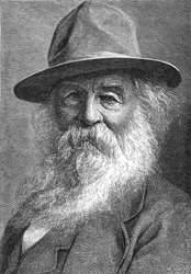 Walt Whitman 1819-1892, American poet
