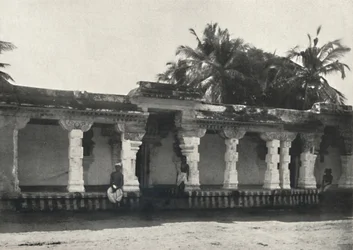 Hall of a Hindu Temple, Ceylon