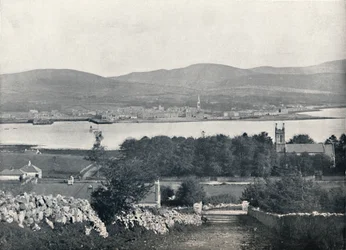 Warrenpoint - From Omeath, on the Opposite Side of Carlingford Lough