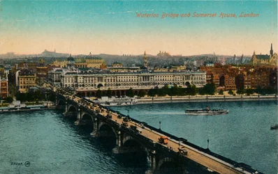 Waterloo Bridge and Somerset House, London