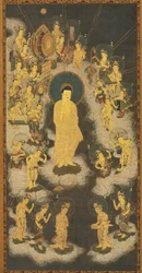 Welcoming Descent of Amida Buddha, 1300-1333