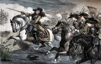 William III at the Boyne, 1690, c1880