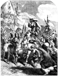 William III entering Exeter