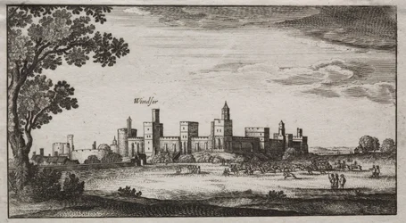 Windsor Castle from the Southeast, 1600s