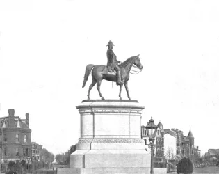 Winfield Scott Statue, Washington DC, USA, c1900