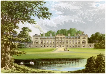 Woburn Abbey, Bedfordshire, home of the Duke of Bedford, c. 1880