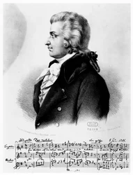 Wolfgang Amadeus Mozart, 1756-1791, c1790