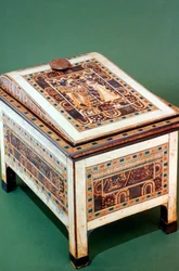 Wooden chest from the Tomb of Tutankhamun, 14th century BC