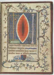 Wound of Christ from the Psalter and Prayer book of Bonne de Luxembourg