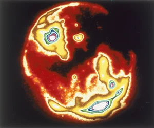 X-ray image of sun, Skylab