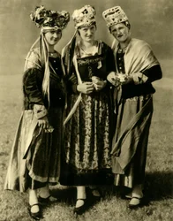 Young Women in Traditional Costume, Styria, Austria