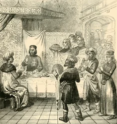 Zizim Dining with the Grand Master of Rhodes, 1890