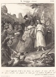 ...then he approached her: Parody of van Dyck