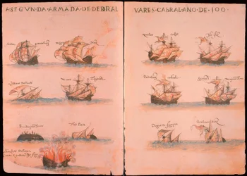 Portuguese Fleet under Cabral 1500